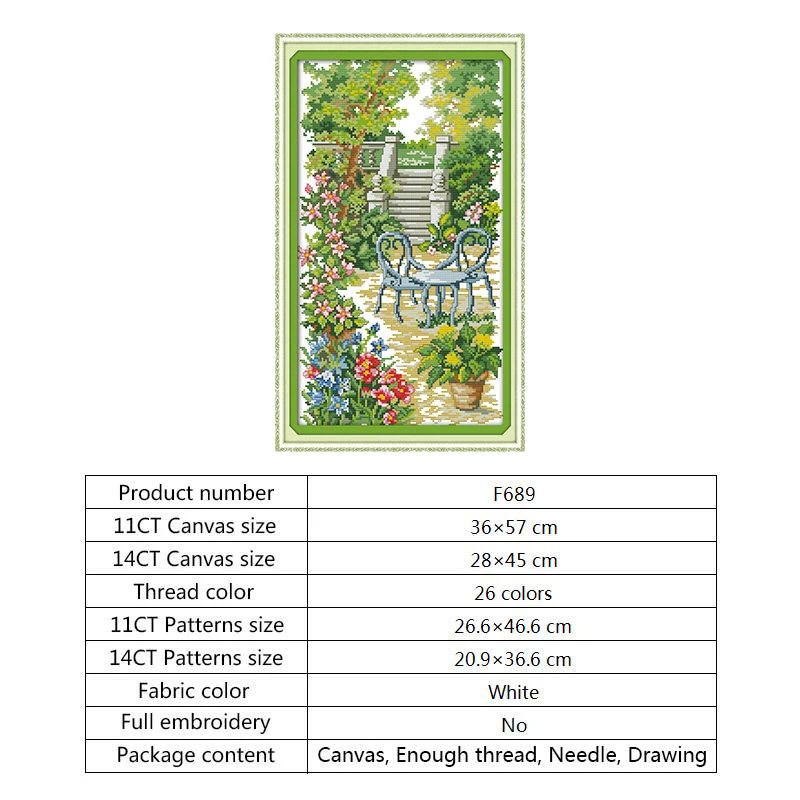 Joy Sunday вышивка крестиком для рукоделия Печатный холст вышивки Набор 14ct 11ct Aida