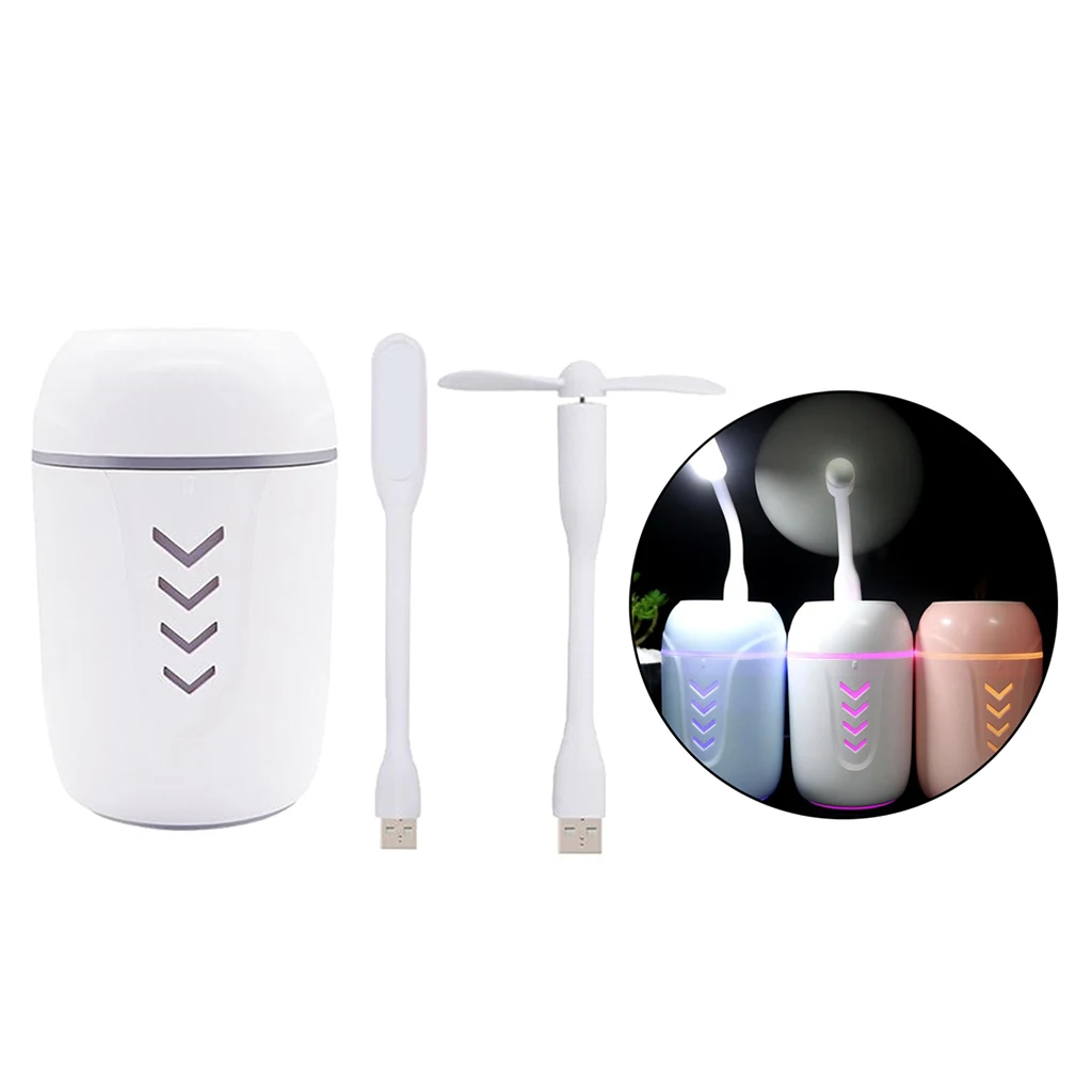 Портативный мини-увлажнитель USB 200 мл малошумный увлажнитель с цветами ночник