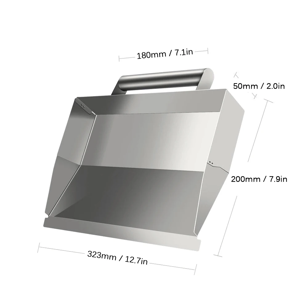 

KKmoon Plastering Trowel Stainless Steel Skimming Trowel Wall Plastering Tools Double Handle Hand Plaster Tiling Tools