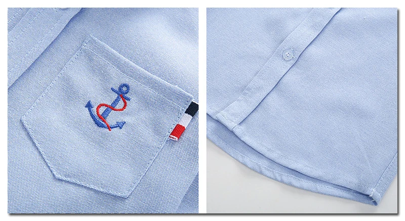 Хлопковая рубашка для мальчиков с длинным рукавом | Детская одежда и обувь