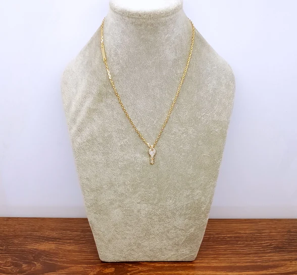 

Chain Bracelet with Crystal Key for Women