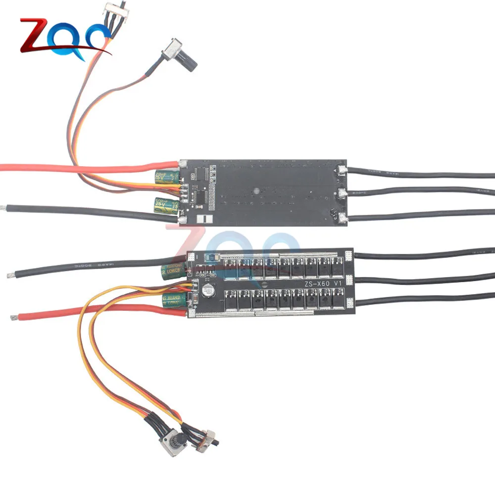 DC6-24V 1000 Вт BLDC 3-фазный бесщеточный двигатель бескарточная плата двигателя