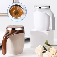 lazy auto coffee stirring cup magnetic rotating electric milk mug cup stainless steel aa battery british latte arabic coffee