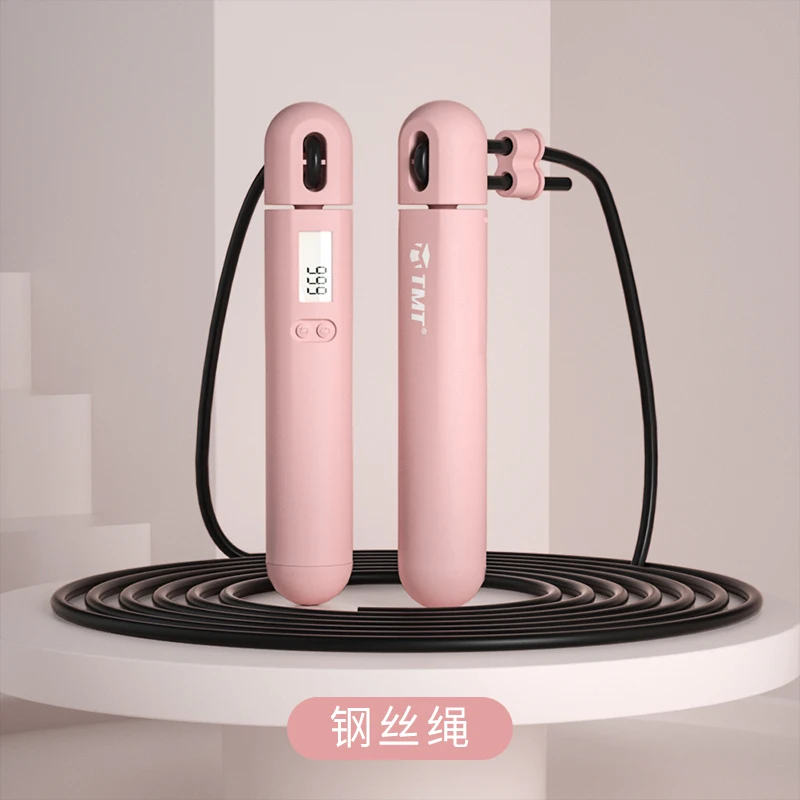 구매 전자 줄넘기 점프 로프 체육관 속도 운동 훈련 팜므 점프 로프 실내 쿠어다 살타르 휴대용 피트니스 장비 DF50TS 구매 전자 줄넘기 점프 로프 체육관 속도 운동 훈련 팜므 점프 로프 실내 쿠어다 살타르 휴대용 피트니스 장비 DF50TS