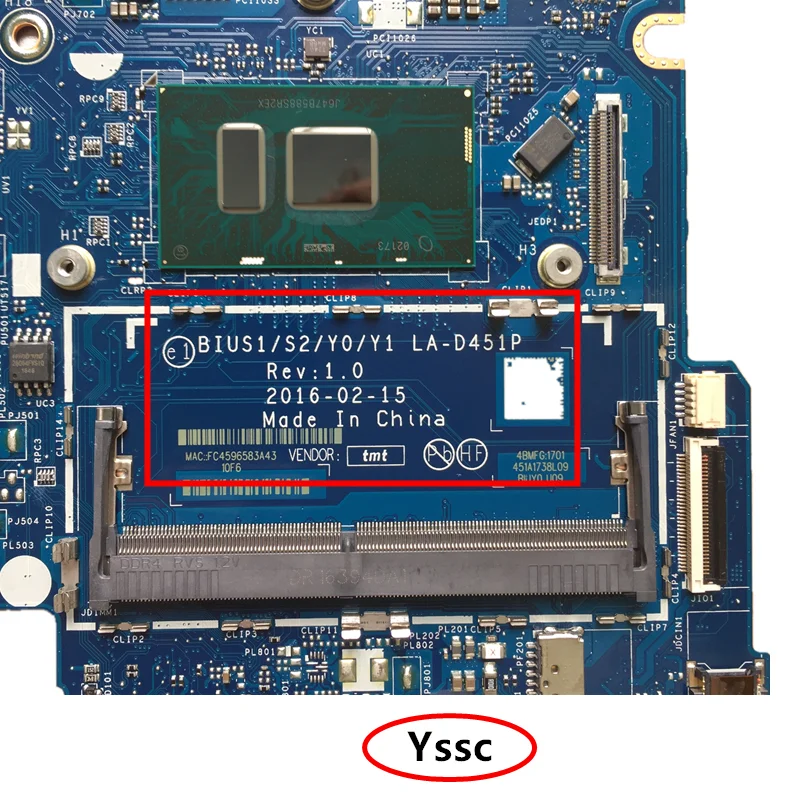 5B20L46044 прозрачная защита для экрана Lenovo Yoga Flex 4-1470 510 -14ISK материнская плата
