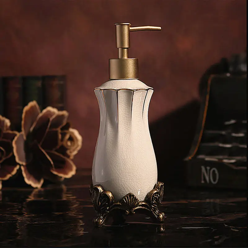 Роскошные диспенсеры для мыла чашки зубной щетки керамические наборы ванной в