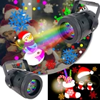 Рождественский лазерный проектор в виде снежинок с 16 узорами, светодиодный водонепроницаемый ночник для дискотеки на Хэллоуин, домашний садовый прожектор, внутренний Декор