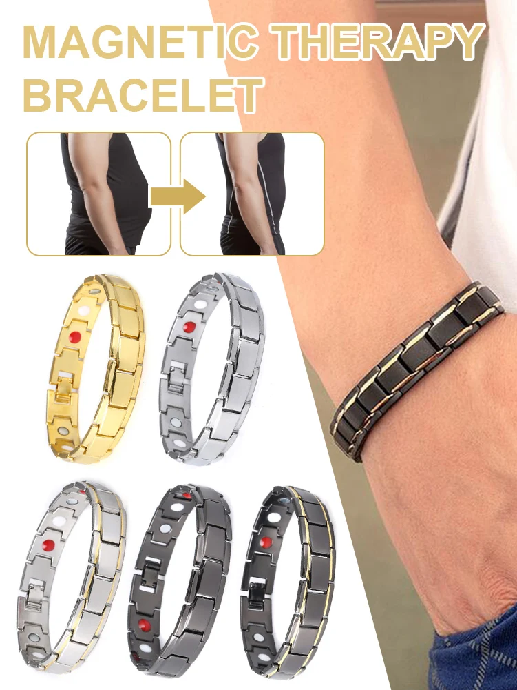 

Trendy 5 Colors Weight Loss Fatigue Relief Energy Magnets Jewelry Slimming Bangle Bracelets Twisted Magnetic Therapy Bracelet
