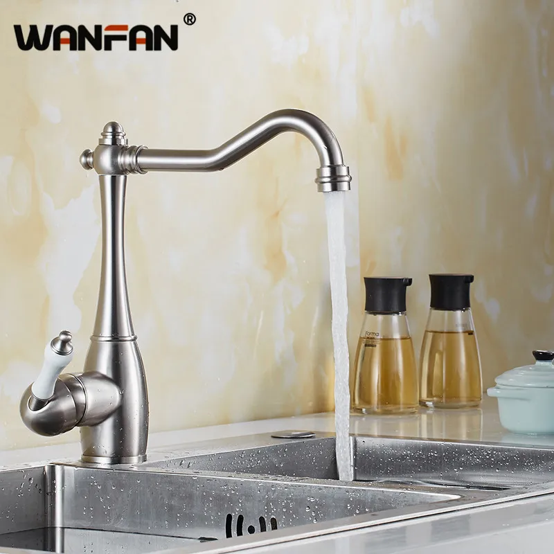 Кран для ванной комнаты раковины кран и кухни смеситель кухонной с одной ручкой