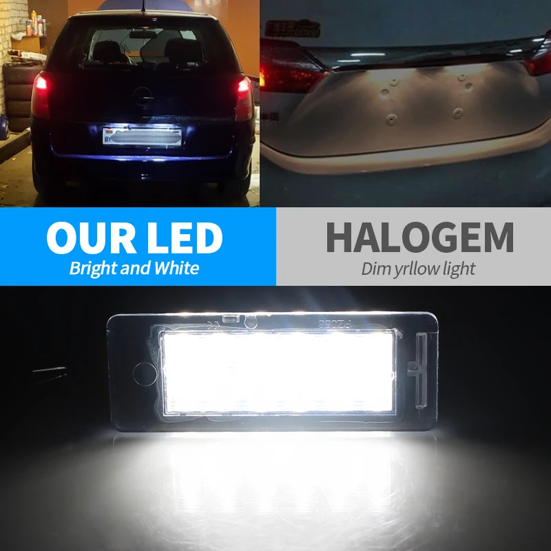 Светодиодный номерной знак для OPEL VAUXHALL MOKKA Insignia Sports Tourer Cadillac GMC Chevrolet Cruze Camaro Corvette 2