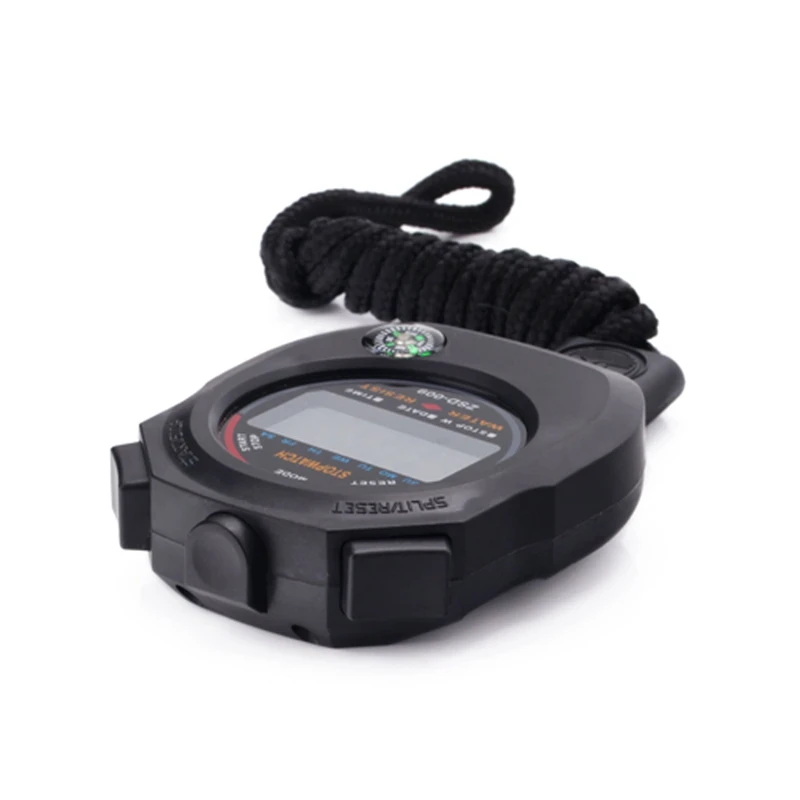 AAAE Top-Water Resistant Sports Combine Digital Chrono Stopwatch Timer with Compass and Lanyard | Электроника