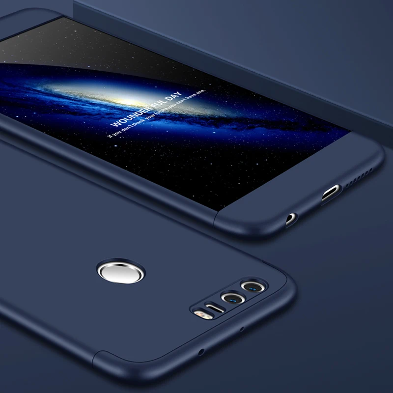 navy-blue Чехол s для huawei Honor 8 9 облегченный задний Чехол оболочка Крышка для P8 p9 lite Honor 10 защитный чехол для телефона s противоударный чехол - Цвет: navy-blue