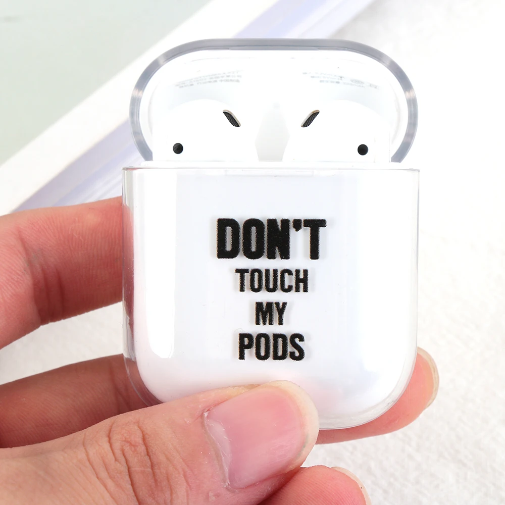 1 шт. прозрачный жесткий чехол для наушников Apple Airpods|Аксессуары наушников| |