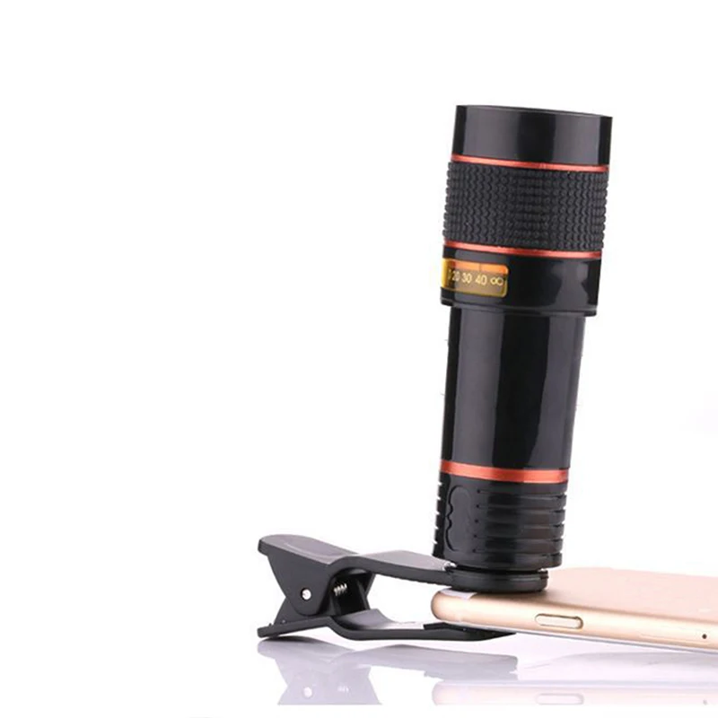 12x Zoom Upgraded mobile phone lens Telescope Lens Universal For iPhone External Phone Accessories | Мобильные телефоны и