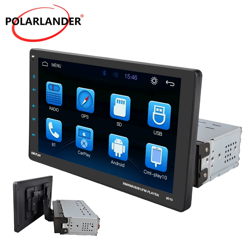 Для Android/IOS Mirrorlink сенсорный экран MP5 плеер съемный 9 дюймовый шпиндель внешний Caplay