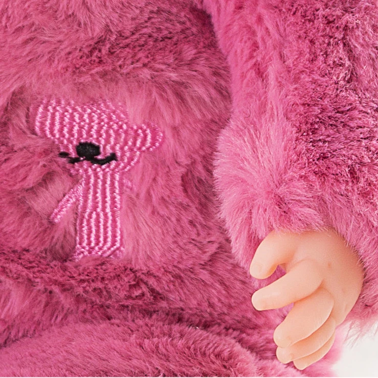 Кукла-новорожденный Baby Reborn размером 15 дюймов, с мягким телом из хлопка PP, девочка, удивляющая детей реалистичной спящей кроликовой подругой, высотой 38 см.