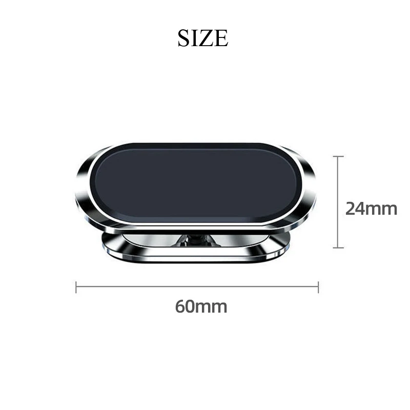 

Universal Car Phone Stand Magnetic LISM Dashboard Mini Strip Shape Stand For Mobile Phone Metal Magnet GPS