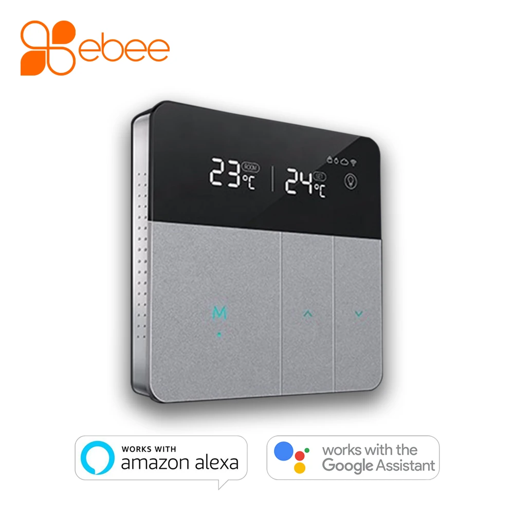 Термостат EBEE Tuya с Wi Fi умный контроллер температуры для газового