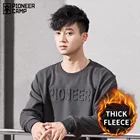 Свитшот Pioneer Camp мужской утепленный, флисовая Удобная Повседневная Толстовка с круглым вырезом, AYS005112