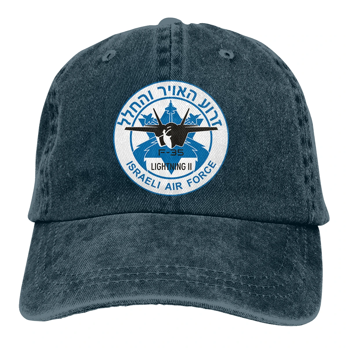 

F-35 Program man's womens Retro Washed Cowboy hat Dad Cap
