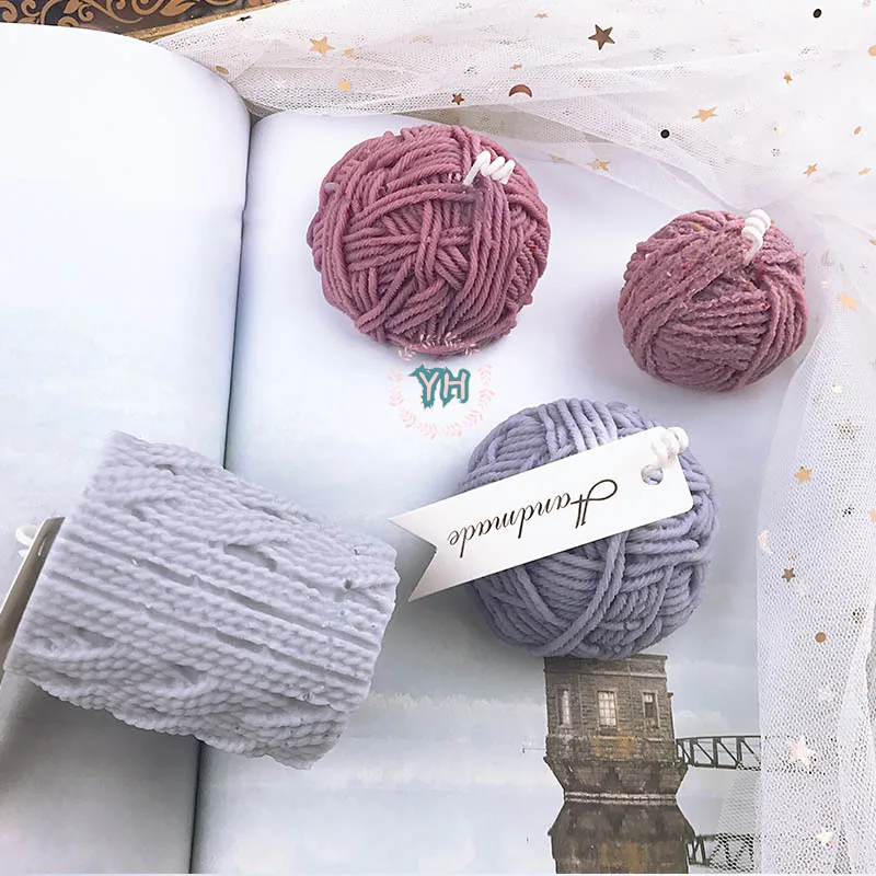 Силиконовая форма для свечи Вязаная Шерстяная творческого мыла|Формы свечей| |