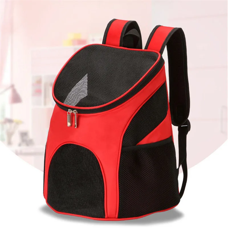 

Pet Carrier Portable Dog Cat Backpack Puppy Outdoor Travel Bag Small Dog Cat Chihuahua Zipper Mesh Backpack Breathable Pack 1PC