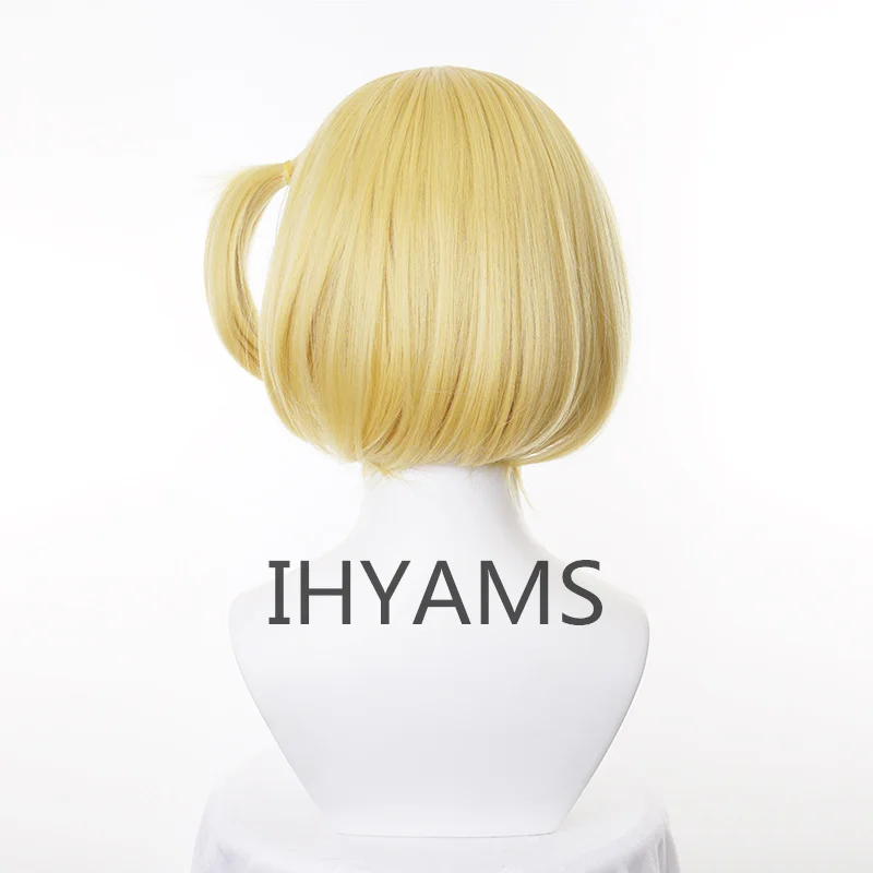 Haikyuu! Парик Hitoka Yachi парик для косплея короткий золотой синтетический + - купить по