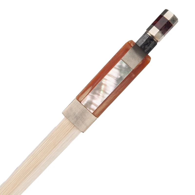 Высококачественные лошадиные волосы из углеродного волокна Viola Bow with Ox Frog для 15