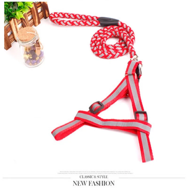 Новый Светоотражающие собаки ошейники для собак нейлоновый поводок мелких