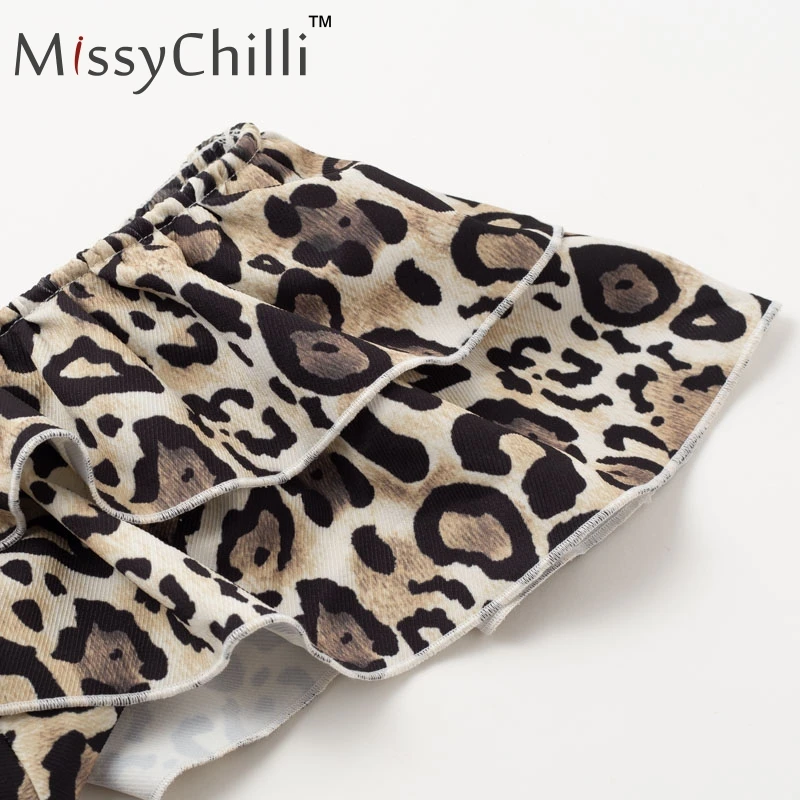 Женское платье MissyChilli с леопардовым принтом и глубоким v-образным вырезом, без рукавов, сексуальное короткое платье для вечеринки, элегантное вечернее платье, vestido de fiesta