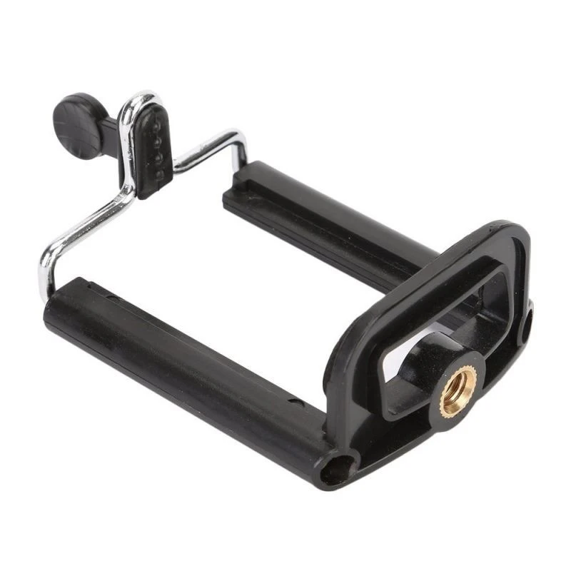 

Bracket Phone Holder Camera Tripod Mount Adapter Stretchable Rotating Selfie Universal Adjustable Clip Stand Holders Black