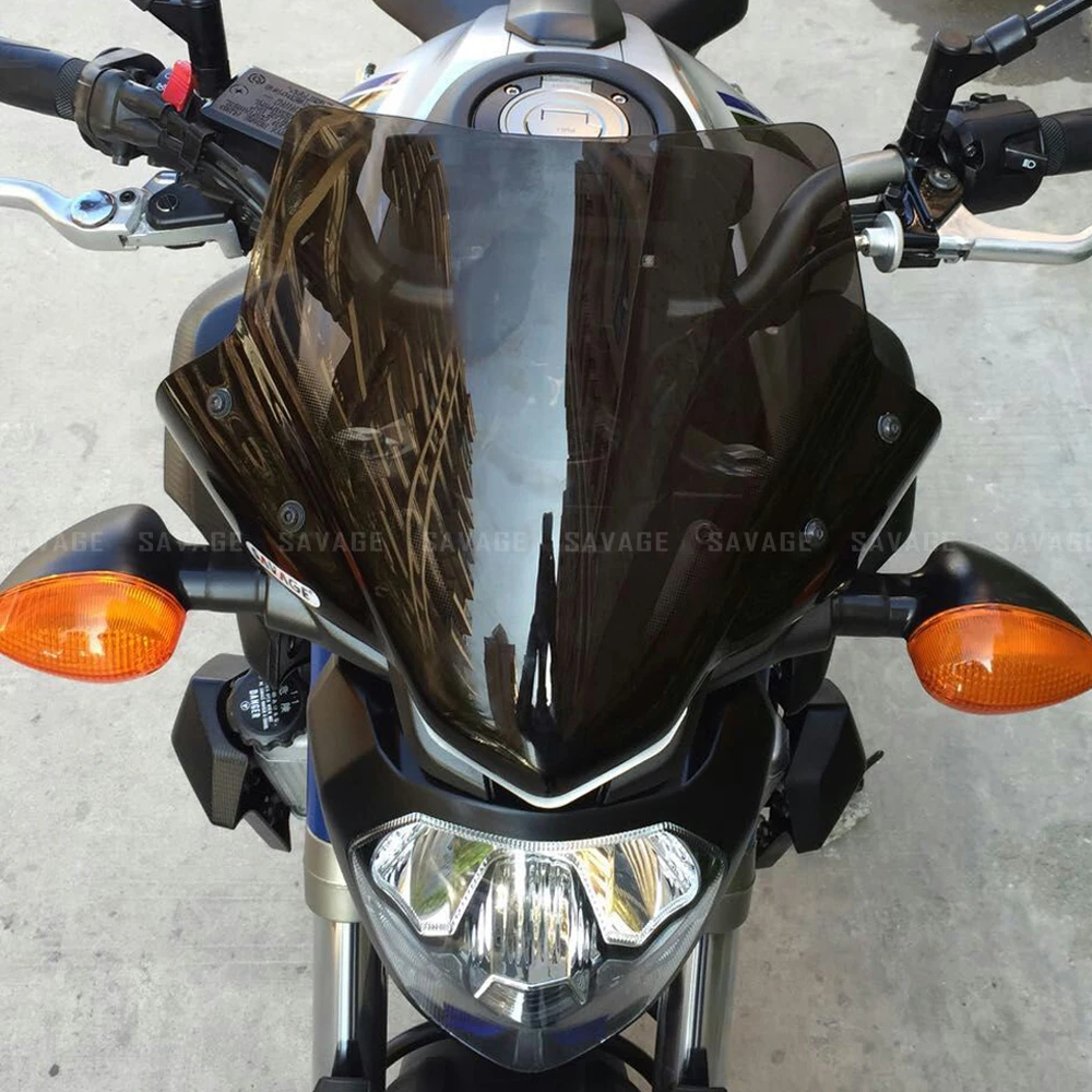 Ветровое стекло MT07 FZ07 для YAMAHA MT-07 MT FZ 07 2014-2017 аксессуары мотоциклов ветрозащитный