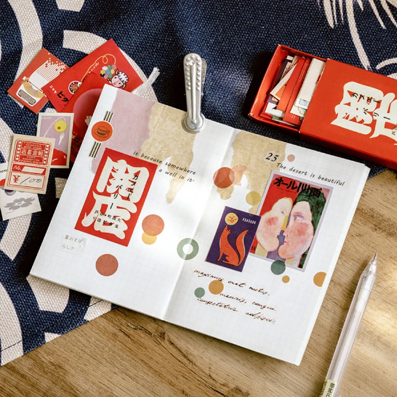 Наклейки для дневника в стиле ретро скрапбукинг фотоальбом японском офисные
