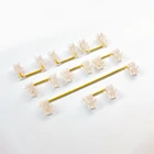 Позолоченные стабилизаторы, установленные на печатной плате, 6.25U 2U 61 87 104 108 клавиши, механическая клавиатура, установленная в строке, переключатель Satellite Mx