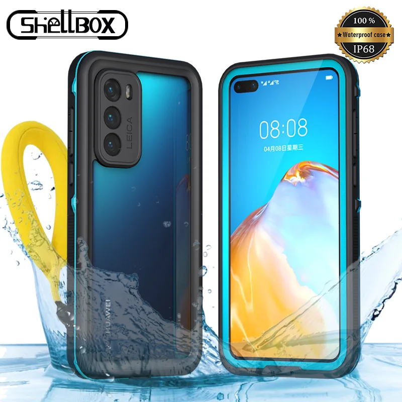 Водонепроницаемый Чехол IP68 для Huawei P40 Pro P20 P30 Lite противоударный чехол дайвинга P40Pro