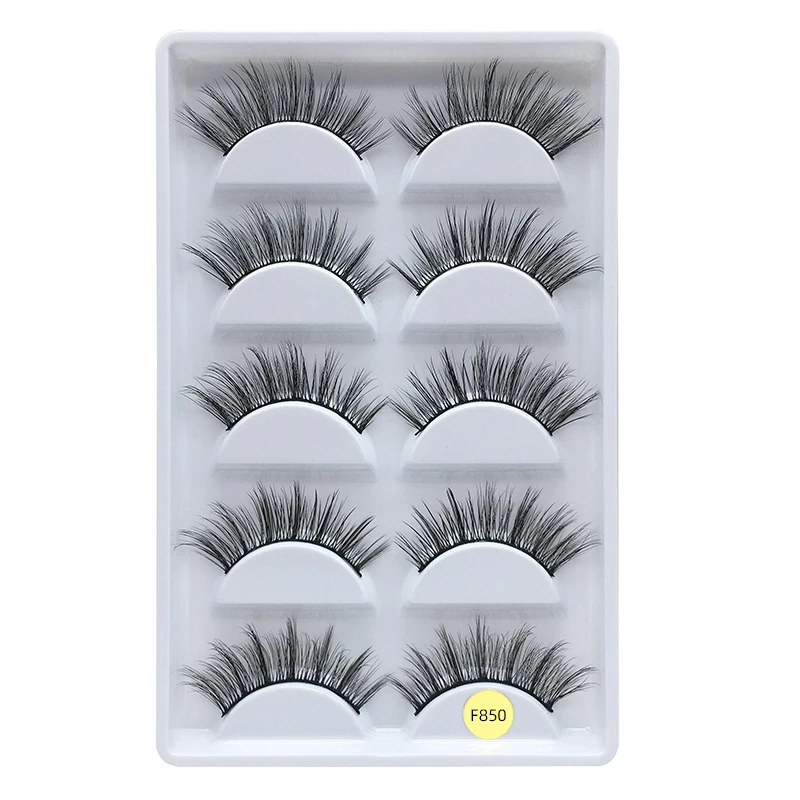 

100% Real Eyelashes Full Strip Lashes Custom Lashbox Packaging