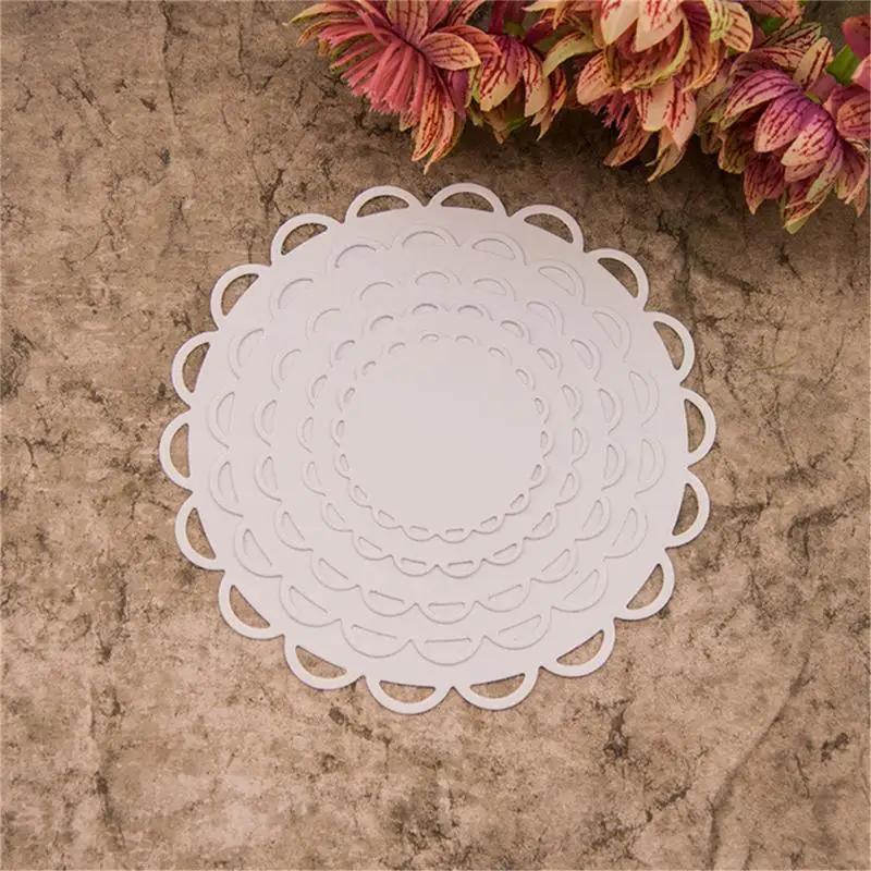 

Creative Embossing Stencil Love Round Pentagram Shape Metal Cutting Dies DIY Scrapbooking Dies Album Paper Card Embossing Tool
