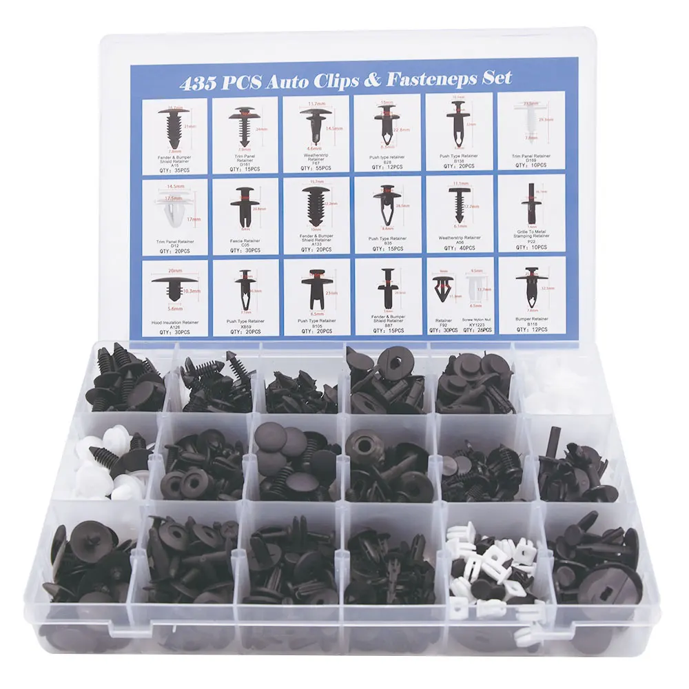 435 шт./компл. кузова автомобиля подкладке крыло переднего бампера фиксаторы