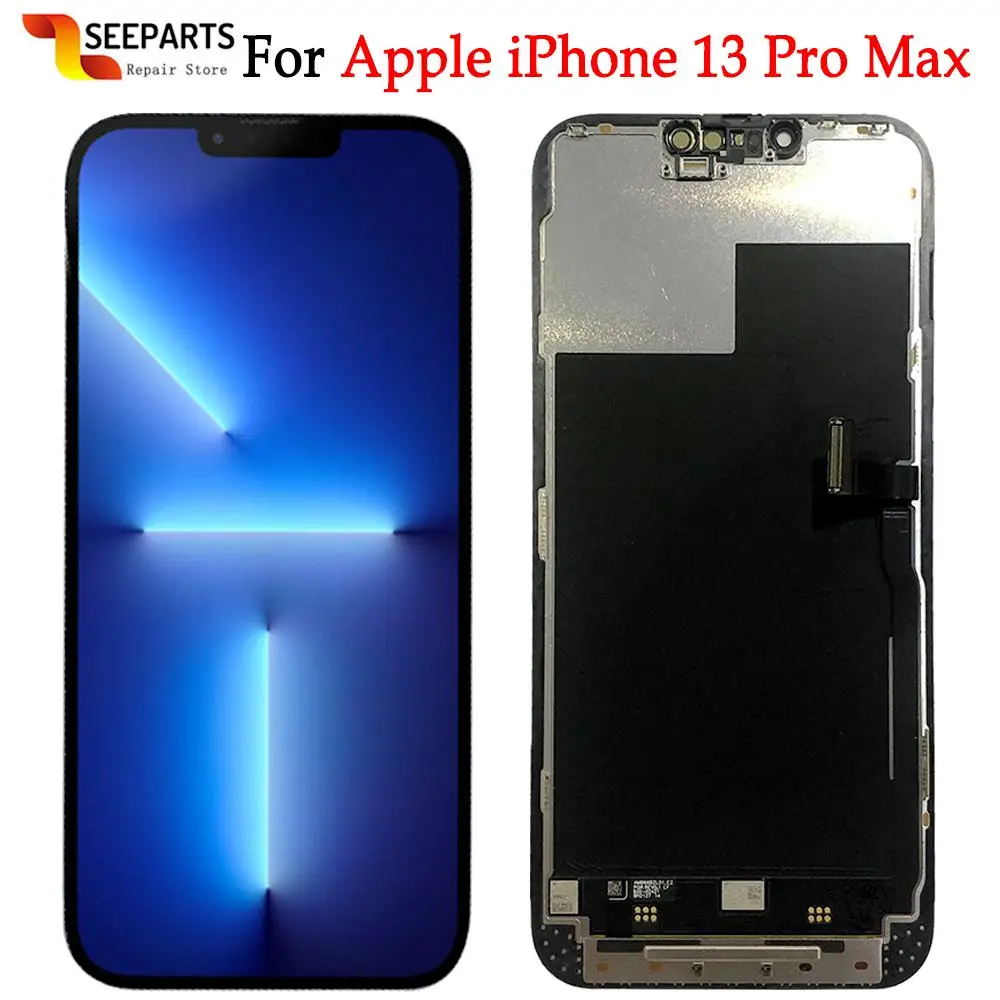 

ЖК-дисплей Super AMOLED для Apple iPhone 13 Pro Max A2643 A2484, дисплей с сенсорным экраном и дигитайзером в сборе, запасные части, оригинал
