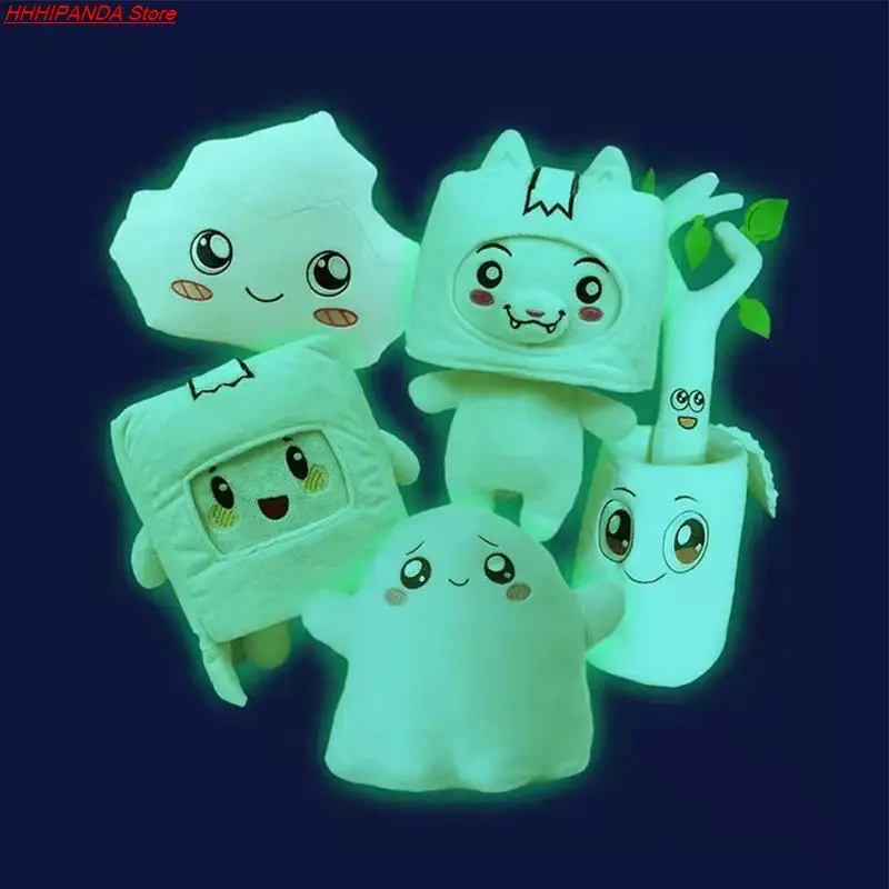 

Glow In The Dark Plush Lanky Box Removable Soft Toy Children Gift Turned Doll Cartoon Soft Plush Toys New Year Gift