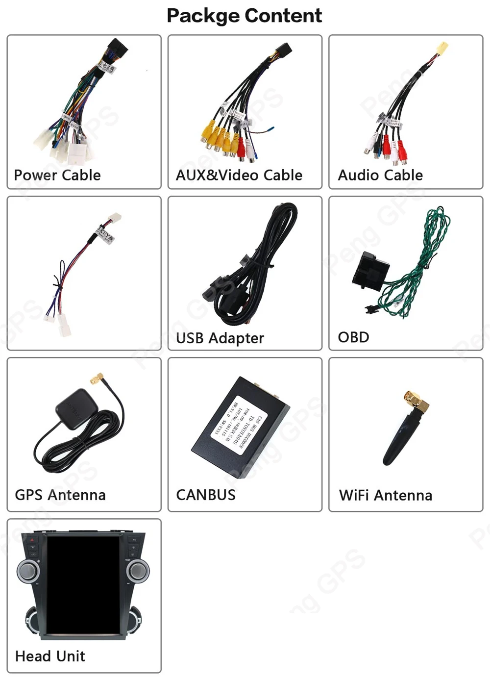 6 ядерный Android 8,1 Tesla стиль автомобиля радио forToyota Highlander 2009-2013 gps-навигация, dvd-плеер сенсорный экран монитор 4H видео