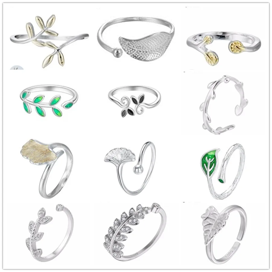 Женское кольцо с опалом Chandler обручальное фианитом листьями|Кольца| |