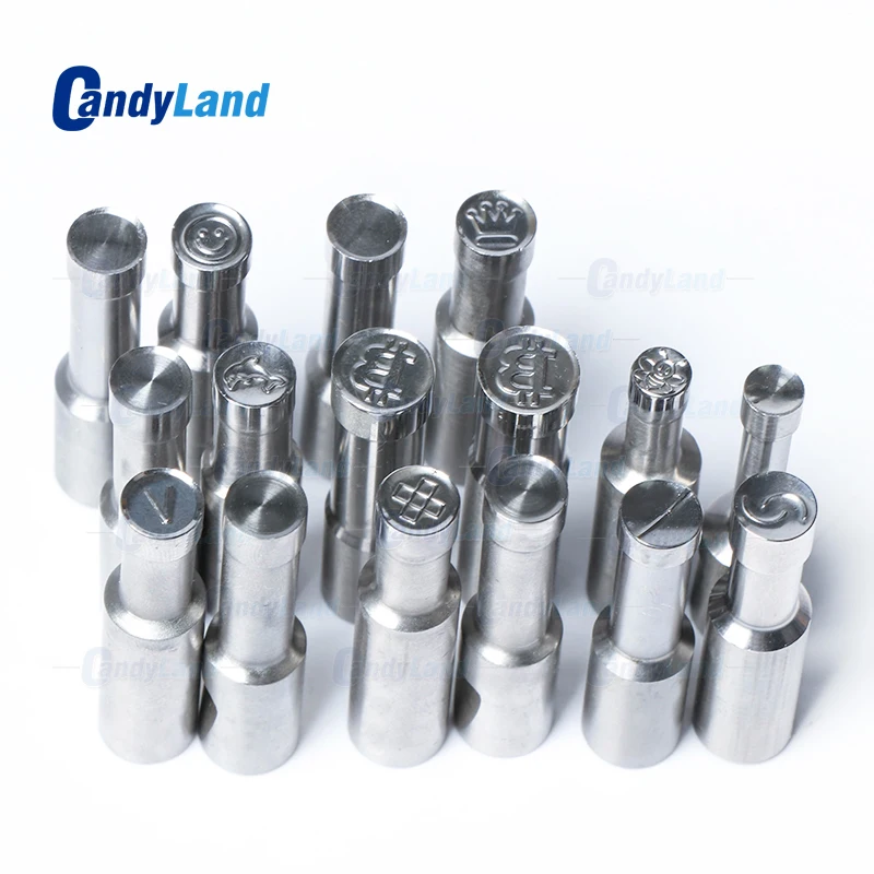 CandyLand Custom Logo Tablet Die 3D Pill Press Mold Candy Punching Die Calcium Tablet Punch Die For TDP5 Machine