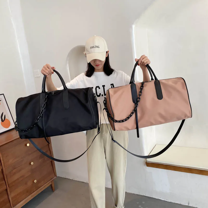 2021 Large Capacity Sports Nylon Handbag Male New Fashion Fitness Luggage Bag Female Training Bag 2021