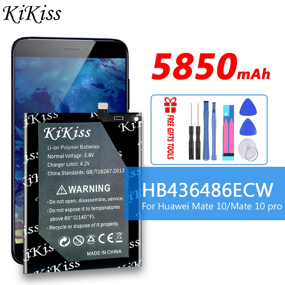 

5850mAh HB436486ECW Battery for HUAWEI MATE 10/Mate 10 Pro/P20 Pro AL00 L09 L29 TL00/Mate 20/Mate 20 pro/Honor V20/Mate X