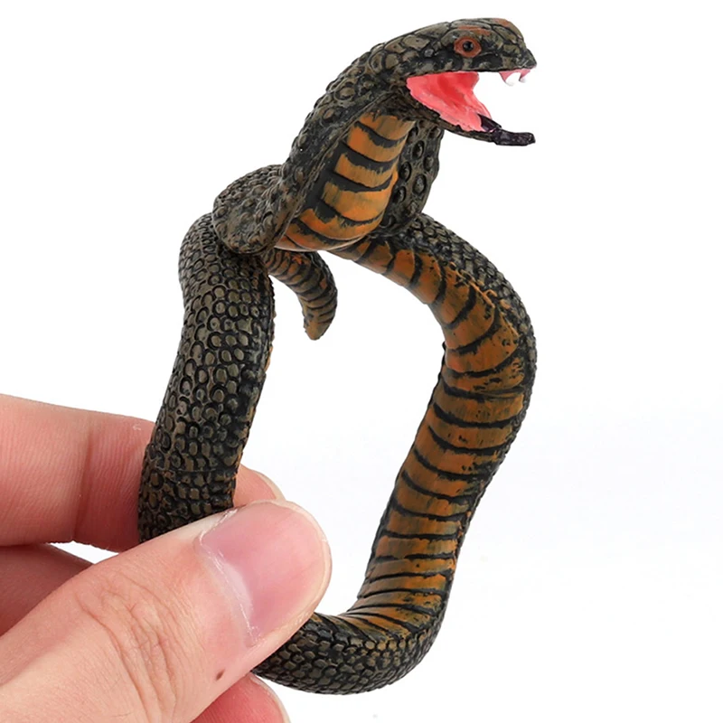

1pc Snake Python Bracelet Simulation Animal Model Figure Plastic Fun Prank Gift For Kids Educational Children's Hot Toys