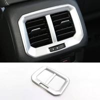 abs chrome car back rear air condition outlet vent frame cover trim styling for seat tarraco 2018 2019 2020 accessories 1pcs