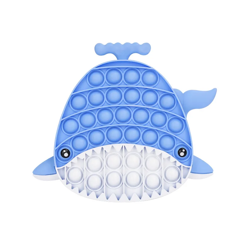 Ballena-juguete sensorial para ni&ntilde;os y adultos, juguete sensorial, Kawaii, regalo para chico, juguete educativo de aprendizaje-2