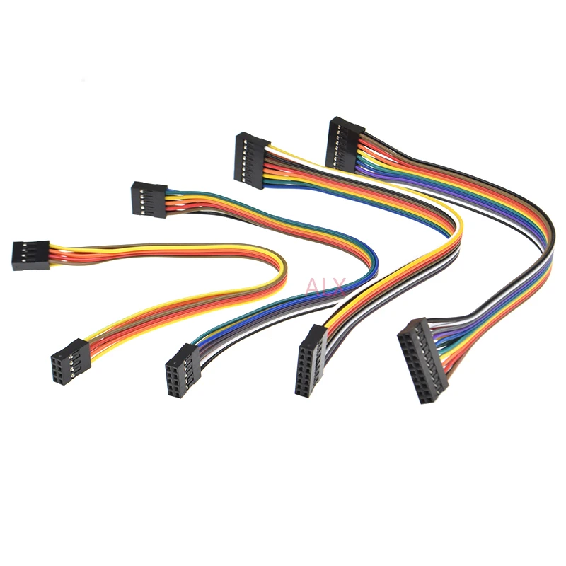 Двухрядный разъем DUPONT LINE 5 шт. 20 см с проволочным джампером 2 54 мм 2*2/3/4/5/6/7/8/9/10