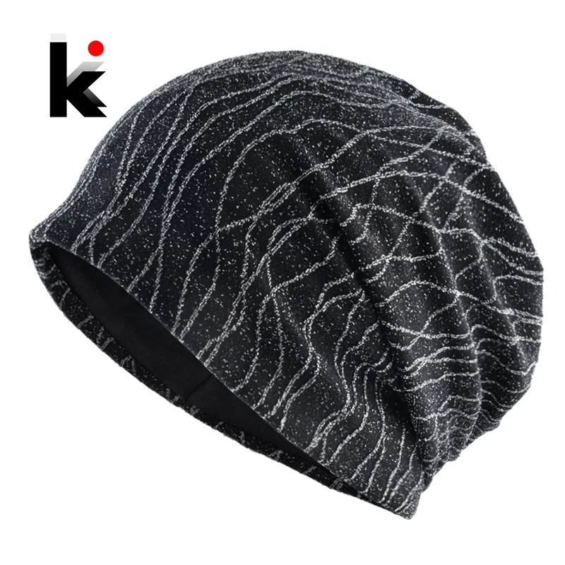 Весенние шапочки Женская мигающая дамская шапка без полей Осенняя Хип хоп